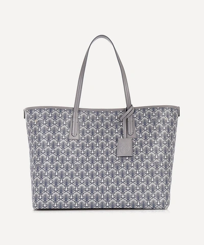 Shop Liberty London Iphis Marlborough Tote Bag In Light Grey