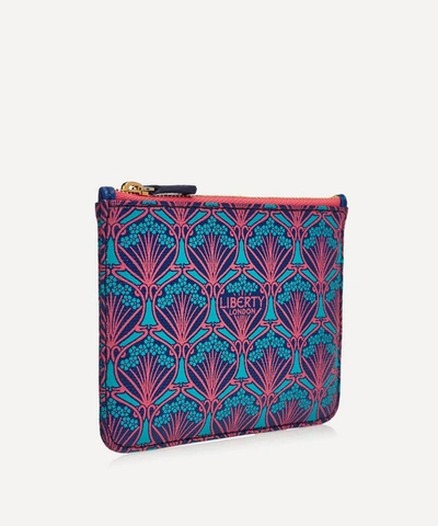 Shop Liberty London Iphis Coin Pouch In Blue