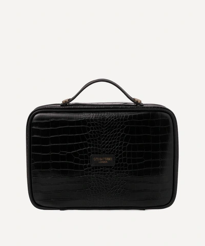 Shop Otis Batterbee Rosecroft Weekender Wash Bag In Black