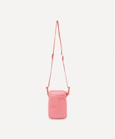 Shop Acne Studios Logo Plaque Pocket Bag In Bright Pink