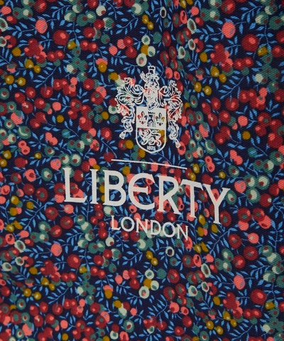 Shop Liberty London Wiltshire Canvas Tote Bag In Navy