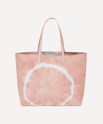 Shop Mansur Gavriel Tie-dye Leather Oversized Tote Bag In Puff