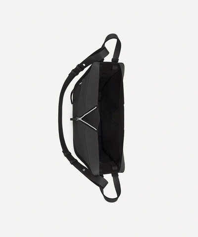 Shop Loewe Small Hammock Leather Bag In Black