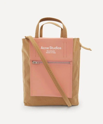 Shop Acne Studios Baker Out Medium Tote Bag In Brown