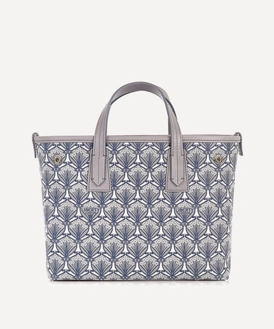 Shop Liberty London Iphis Mini Marlborough Cross-body Tote Bag In Grey