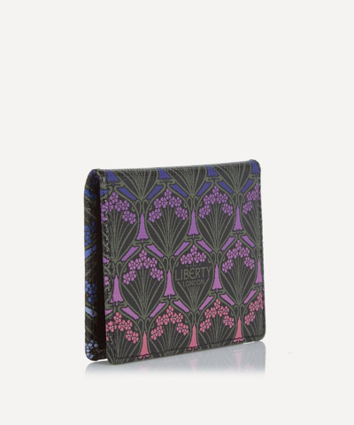 Shop Liberty London Dusk Iphis Travel Card Holder In Purple