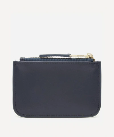 Shop The Uniform Leather Zip Purse In Airone