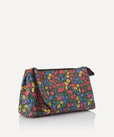 Shop Liberty Little Ditsy Poppy And Daisy Clutch Bag In Assorted