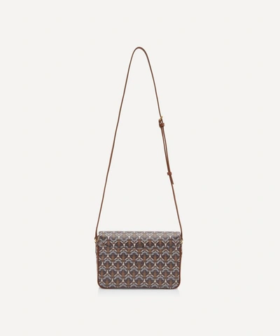 Shop Liberty London Iphis Portland Cross-body Bag In Tan