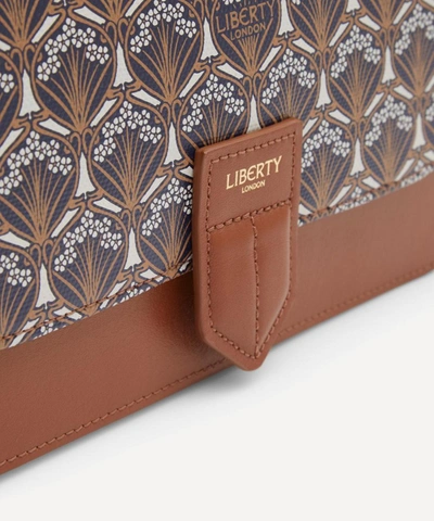 Shop Liberty London Iphis Portland Cross-body Bag In Tan