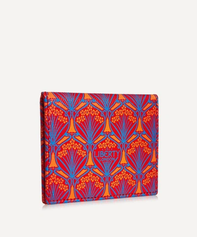 Shop Liberty London Iphis Travel Card Holder In Red