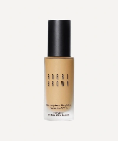 Shop Bobbi Brown Skin Long-wear Weightless Liquid Foundation Spf 15 In Sand