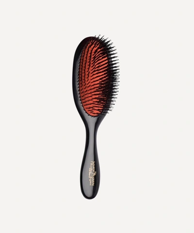 Shop Mason Pearson Handy Pure Bristle B3 Hair Brush In Black