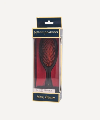 Shop Mason Pearson Handy Pure Bristle B3 Hair Brush In Black