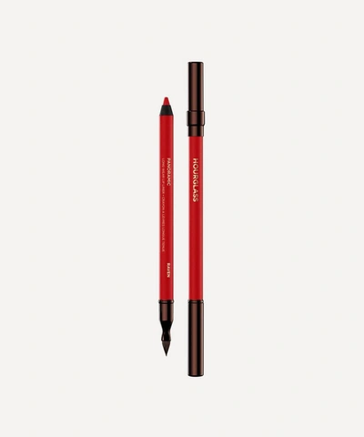 Shop Hourglass Panoramic Long Wear Lip Liner 1.2g In Raven