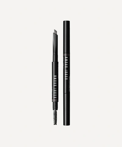 Shop Bobbi Brown Perfectly Defined Long-wear Brow Pencil In Soft Black