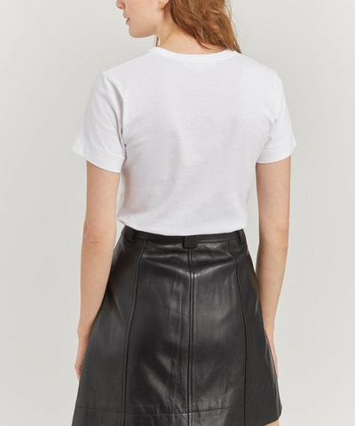 Shop Comme Des Garçons Play Women's Short-sleeve T-shirt In White