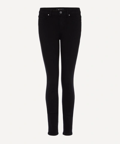 Shop Paige Women's Hoxton High Rise Skinny Jeans In Black