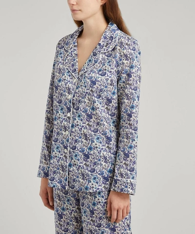 Shop Liberty Women's Rachel Tana Lawn Cotton Pyjama Set In Blue