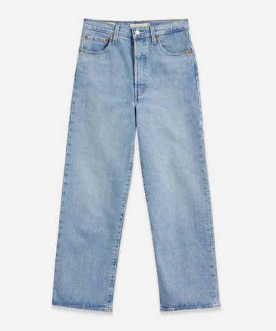 Shop Levi's Ribcage Straight Ankle Jeans In Tango Gossip
