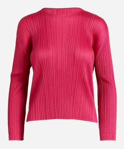 Shop Issey Miyake Monthly Colours Shirt In Magenta