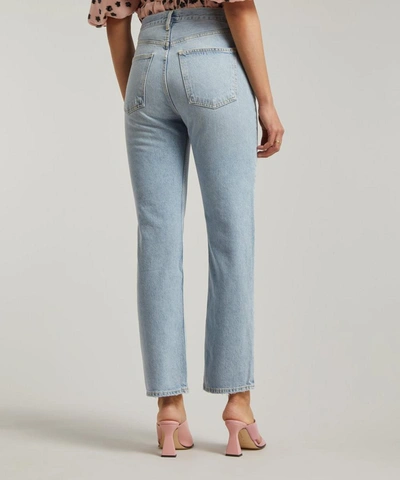 Shop Agolde 90s Pinch Waist Straight-leg Jeans In Flashback