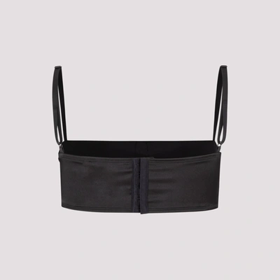 Shop Givenchy Satin Bra Underwear In Black