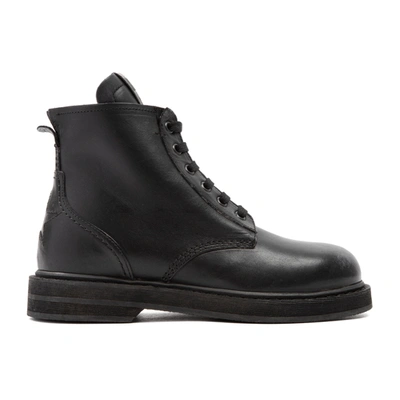 Shop Golden Goose Black Ele Biker Boots Shoes