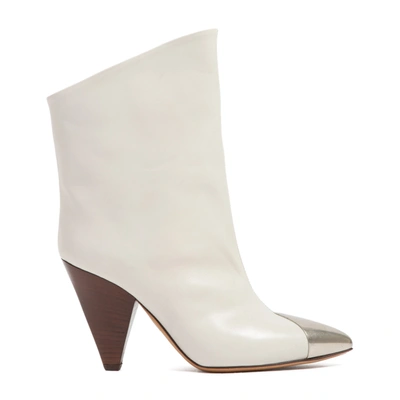 Shop Isabel Marant Lapee Boots Shoes In White