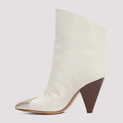 Shop Isabel Marant Lapee Boots Shoes In White
