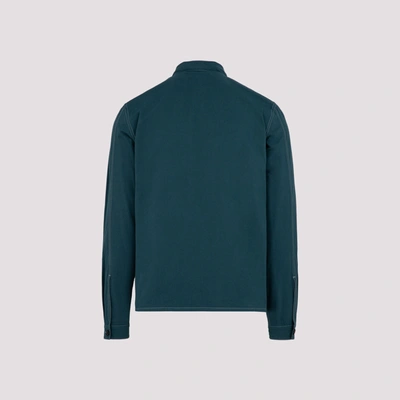 Shop Jil Sander Gd Cotton Shirt In Green