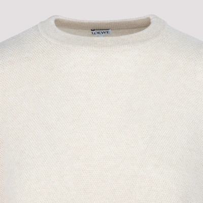 Shop Loewe Oversize Sweater In Nude &amp; Neutrals