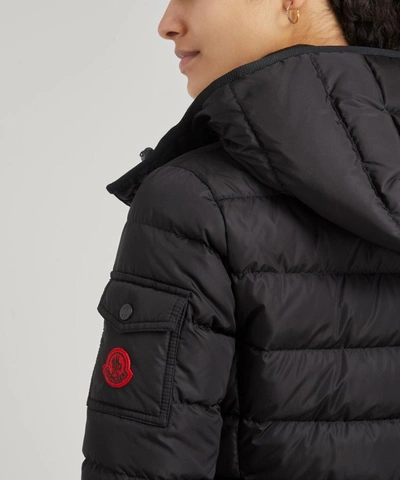 Shop Moncler Exclusive Born To Protect Lemenez Recycled Nylon Quilted Coat In Black
