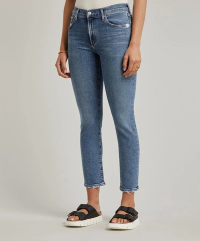 Shop Agolde Toni Slim-leg Straight Jeans In Viewpoint