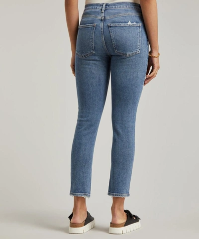 Shop Agolde Toni Slim-leg Straight Jeans In Viewpoint
