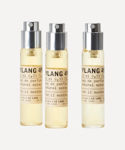 Shop Le Labo Ylang 49 Eau De Parfum Travel Tube Refills In White