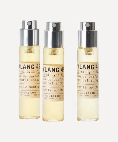 Le Labo Ylang 49 Eau De Parfum Travel Tube Refill 3 X 10ml In White