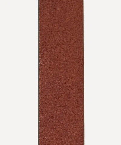 Anderson's Full Grain Calf Leather Belt In Dark Tan