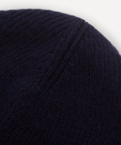 Shop Acne Studios Face Wool-blend Beanie Hat