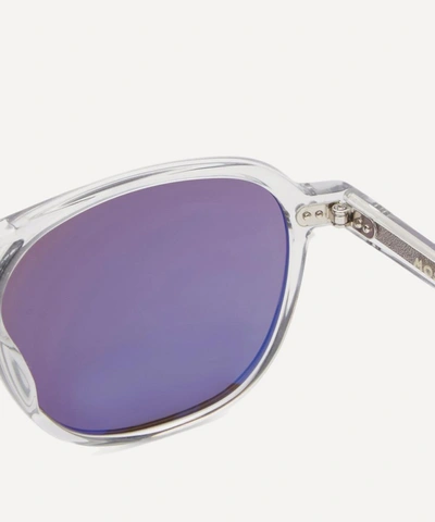 Shop Moscot Bjorn Sunglasses In Light Grey