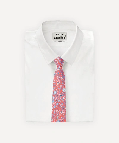 Liberty London Imran Silk Tie In Red