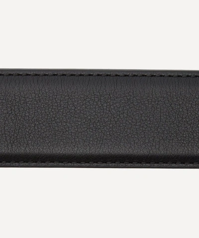 Shop Anderson's Mens Stitch Leather Belt In Black
