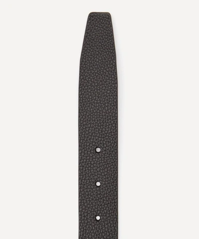 Anderson's Mens Reversible Leather Belt In Black Brown