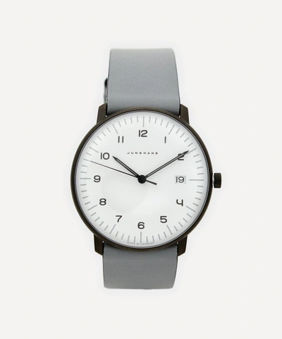 Shop Junghans Max Bill Quartz Watch In Grey