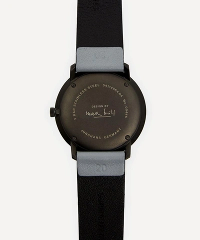 Shop Junghans Max Bill Quartz Watch In Grey