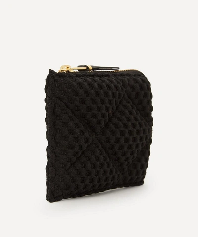 Shop Comme Des Garçons Ninja Turtle Zip-around Wallet In Black