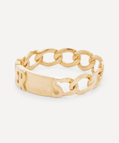 Shop Maria Black Gold-plated Lovers Ring