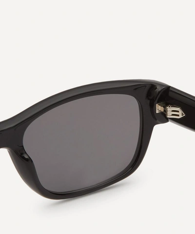 Shop Eyewear By David Beckham Rectangular-frame Acetate Sunglasses In Black