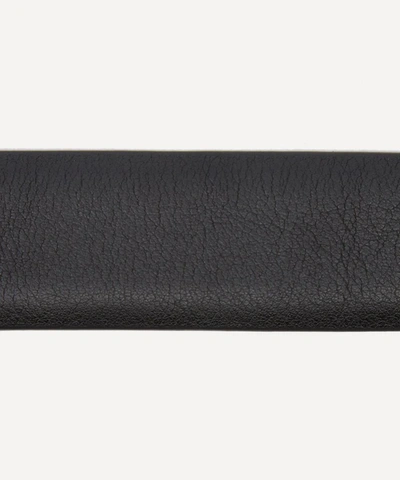 Anderson's Plain Formal Leather Belt In Black