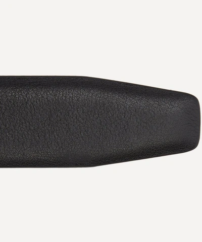 Anderson's Plain Formal Leather Belt In Black